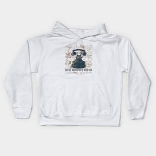 Alexander Graham Bell Day – March Kids Hoodie